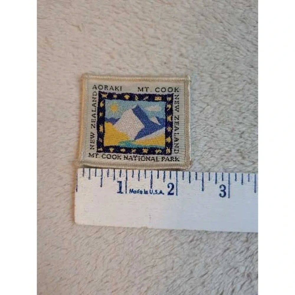 Vintage‎ Aoraki Mt. Cook National Park New Zealand Embroidered Patch